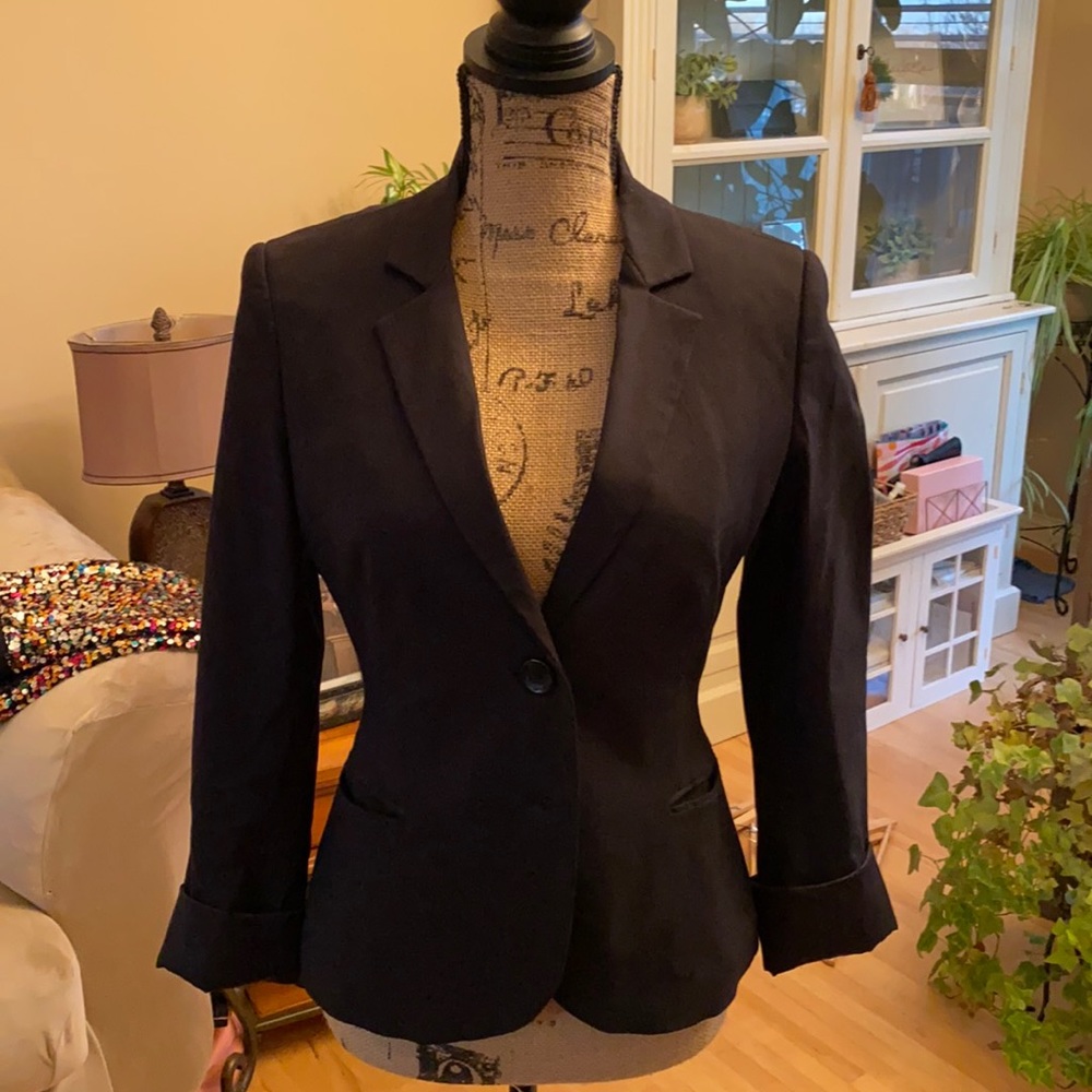 Express Single Button Short Blazer - image 1